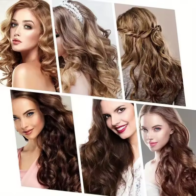 مكواة تجعيد الشعر اللولبي التلقائية