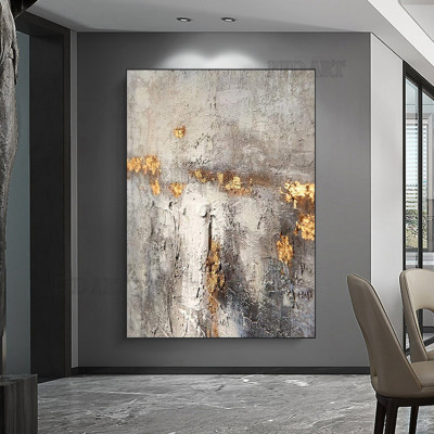 Large Size Contemporary Hand-painted Abstract Pict...