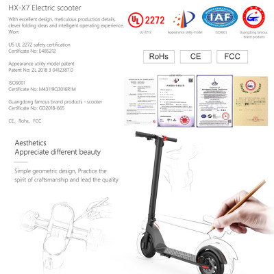 سكوتر كهربائي HX قابل للطي للبالغين ، سكوترات كهرب...