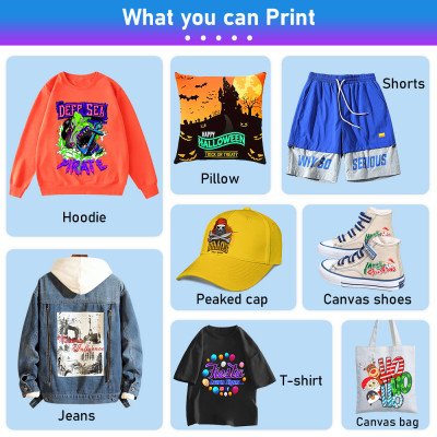 طابعة ألوان DTF مع مجفف فرن DTF ، مباشرة إلى طابعة...