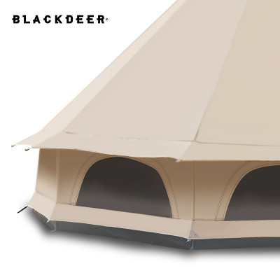 بلاك دير-خيمة يورت منغولية مضادة للمطر ، هرم هندي...