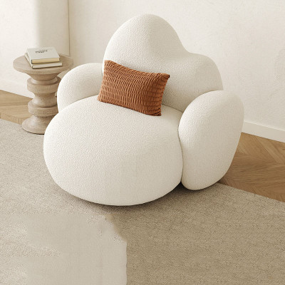 أريكة مريحة ومريحة لغرفة المعيشة ، بيضاء ، نظيفة ،...