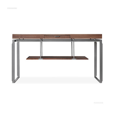 طاولات وحدة تحكم إيطالية من الخشب الصلب للقاعة ، ط...