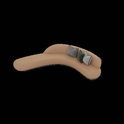 أريكة منحنية صناعية للمكتب ، أثاث مصمم ، فاخر ، تص...