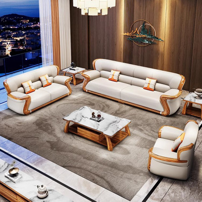 كرسي جلد بسيط شمالي ، أريكة غرفة معيشة ، أرضية كسو...