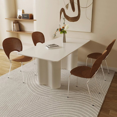 طاولة طعام موديل إيطالي حديثة حديثة مستطيلة الحد ا...