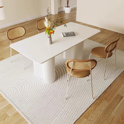 طاولة طعام موديل إيطالي حديثة حديثة مستطيلة الحد ا...