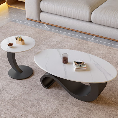 طاولة قهوة بسيطة فريدة من نوعها ، أثاث على الطراز...