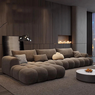 أريكة منفوخة فاخرة للاسترخاء ، رخيصة ، تمتد ، البن...