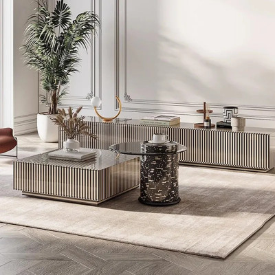 کارنر ٹیبلز سینٹر ہوم فرنیچر نورڈک جمالیاتی کمرہ م...