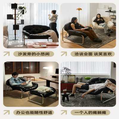 كرسي أريكة أسود لرئيسك ، طراز راقي ، كرسي فني للاس...