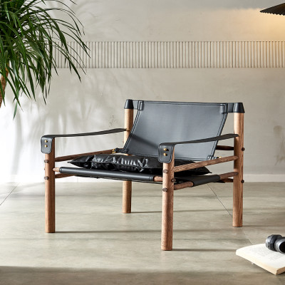 كرسي صالة من الخشب الصلب ADDE MOCHAIR ، أريكة بتصم...