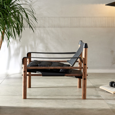 كرسي صالة من الخشب الصلب ADDE MOCHAIR ، أريكة بتصم...