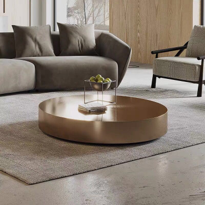 طاولة شاي دائرية من الفولاذ المقاوم للصدأ الشمال ،...