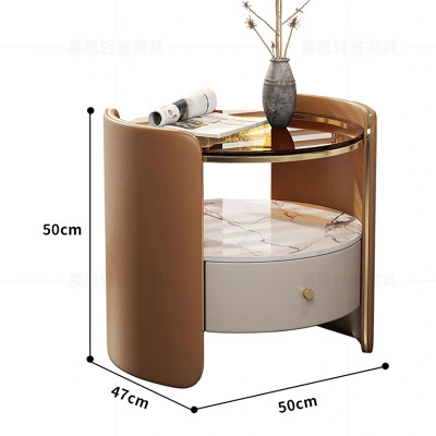 نايتستاند زجاجية مستديرة جمالية ، نايتستاند شمالية...