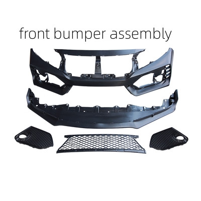 مجموعة هيكل المصد الخلفي الأمامي للسيارة Honda civ...