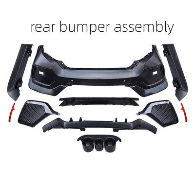 مجموعة هيكل المصد الخلفي الأمامي للسيارة Honda civ...