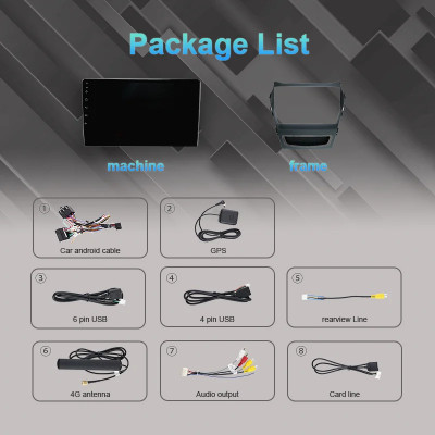 راديو سيارة MAMSM-Android 13 لهيونداي سانتا في 3-،...