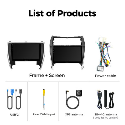أينافي-مشغل وسائط متعددة للسيارة ، كاربلاي ، أندرو...