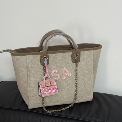 حقيبة يد بأحرف لؤلؤية حقيبة سلسلة شخصية اسم مخصص ه...