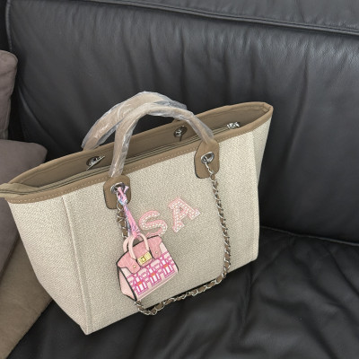 حقيبة يد بأحرف لؤلؤية حقيبة سلسلة شخصية اسم مخصص ه...