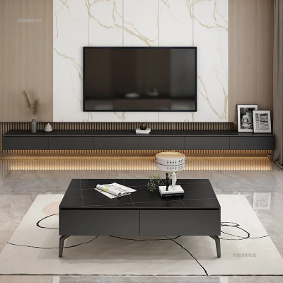 حامل تلفاز من الخشب الصلب مثبت على الحائط ، خزانة...