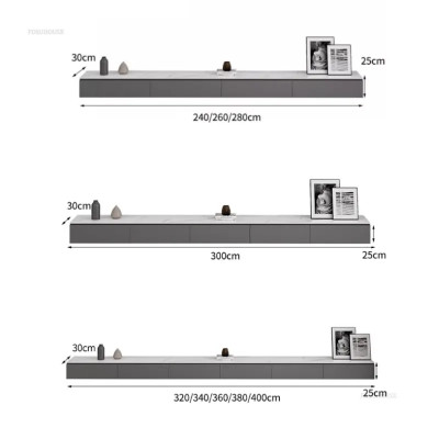 حامل تلفاز من الخشب الصلب مثبت على الحائط ، خزانة...