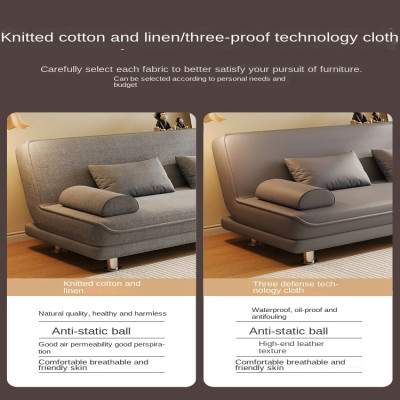 أريكة متعددة الوظائف قابلة للطي لغرفة المعيشة ، وح...