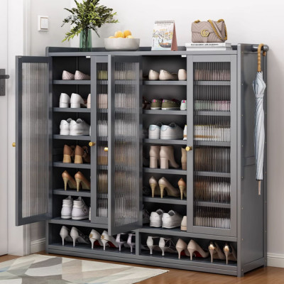 خزانة أحذية مقاومة للأتربة بسعة كبيرة ، خزانة اقتص...