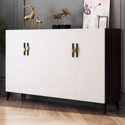 خزانات أحذية بباب أسود لغرفة المعيشة ، توفير مساحة...