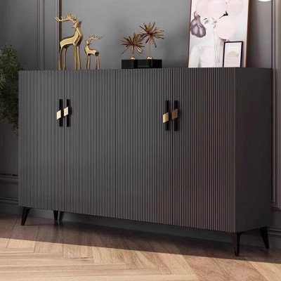 خزانات أحذية بباب أسود لغرفة المعيشة ، توفير مساحة...