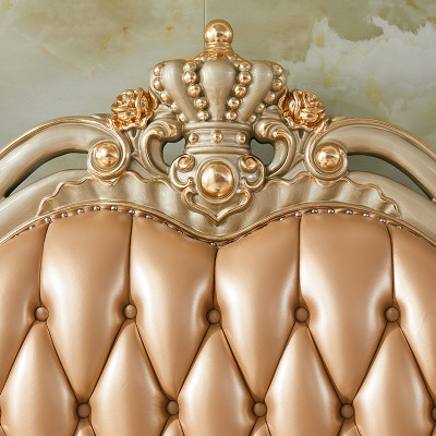 سرير مزدوج فاخر من خشب الشمال الملكي ، سرير مزدوج...