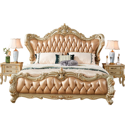 سرير مزدوج فاخر من خشب الشمال الملكي ، سرير مزدوج...