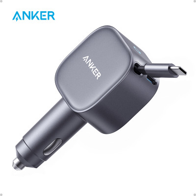 شاحن سيارة Anker USB-C، شاحن سيارة سريع مدمج للغاي...