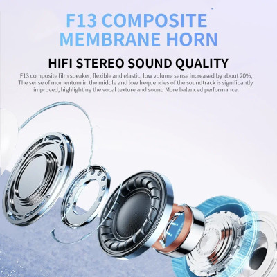 سماعة رأس بلوتوث لاسلكية أصلية مزودة بخاصية إلغاء...