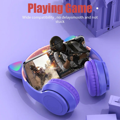 P47M سماعة بلوتوث لاسلكية مع تحكم ميكروفون ، سماعة...