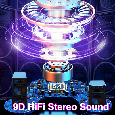 سماعات بلوتوث مع شاشة ليد تعمل باللمس ، سماعات أذن...