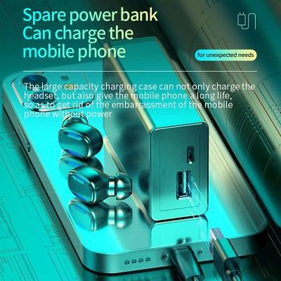 A22 سماعات بلوتوث سماعات لاسلكية TWS التحكم باللمس...