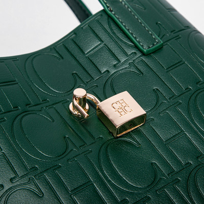 حقيبة يد أحادية اللون بسعة كبيرة للنساءنمط كلاسيكي...