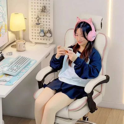 كرسي كمبيوتر مكتبي مريح ، دراسة دوارة ، سديا ، ألع...