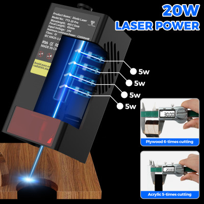 Twotrees TTS-20Pro Metal Laser Engraver Laser Cutt...