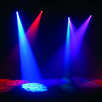 إضاءة أمامية متحركة بإضاءة ليد مع تحكم DMX ، أضواء...