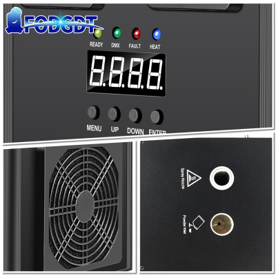 آلة ألعاب نارية باردة مع علبة طيران ، آلة نافورات...