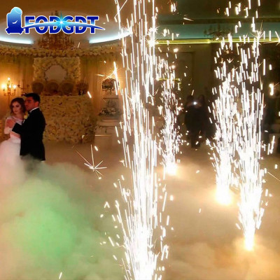 آلة ألعاب نارية باردة مع علبة طيران ، آلة نافورات...