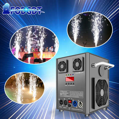 آلة ألعاب نارية باردة مع علبة طيران ، آلة نافورات...