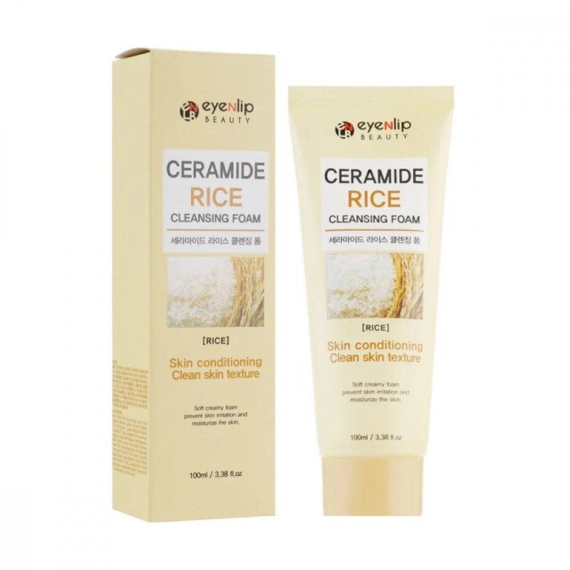 اي ان ليب - رغوة السيراميد لتنظيف الوجه بالأرز 100...