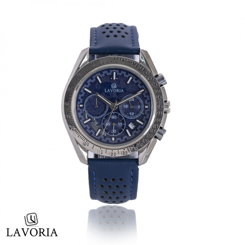 ساعة جلد كرونوجراف رجاليه من لافوريا L106004