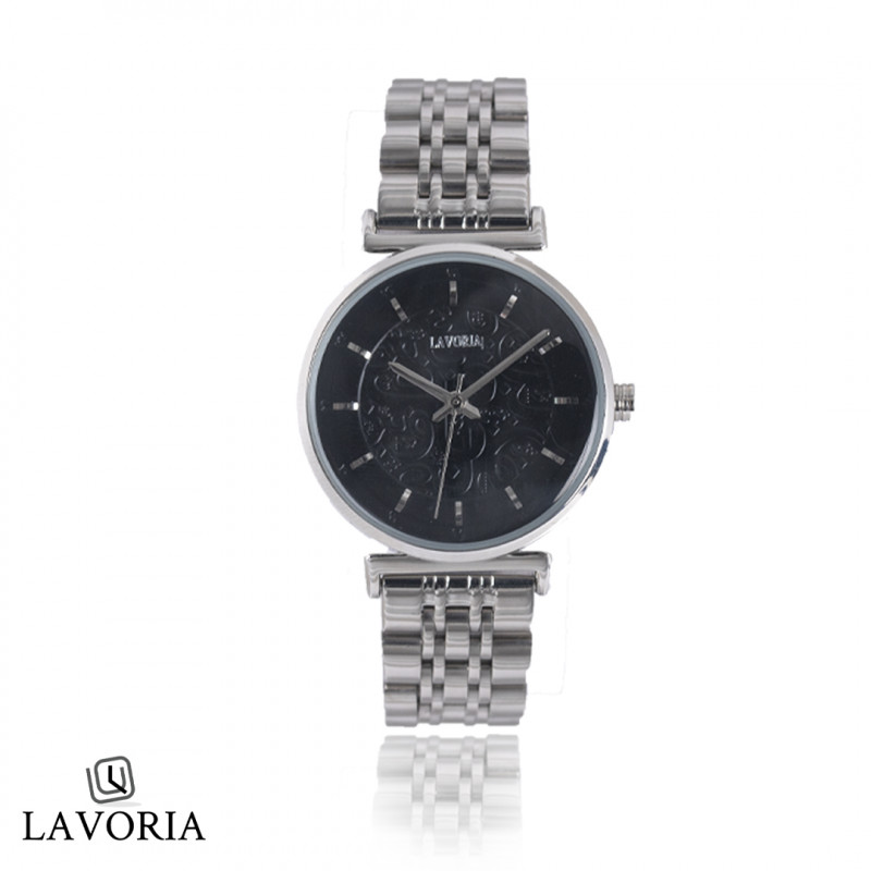 ساعة نسائيه من الستيل بتصميم كلاسيكي انيق من لافور...