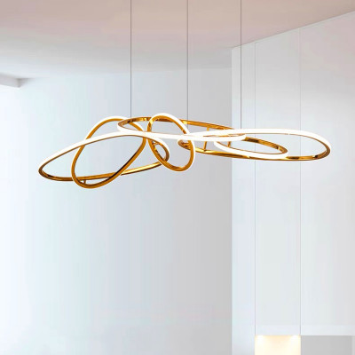 کے کمرے کے لیے جدید گھر کی سجاوٹ لیڈ لائٹس لٹکن لا...