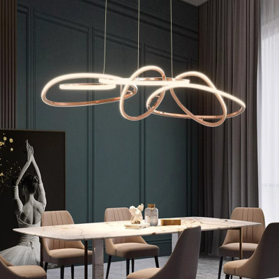 کے کمرے کے لیے جدید گھر کی سجاوٹ لیڈ لائٹس لٹکن لا...